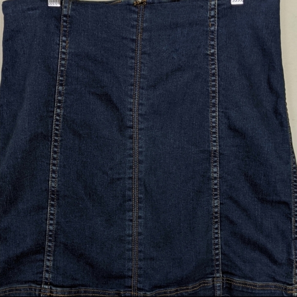 Free People Modern Femme Stretch Denim Mini Skirt - Picture 7 of 7